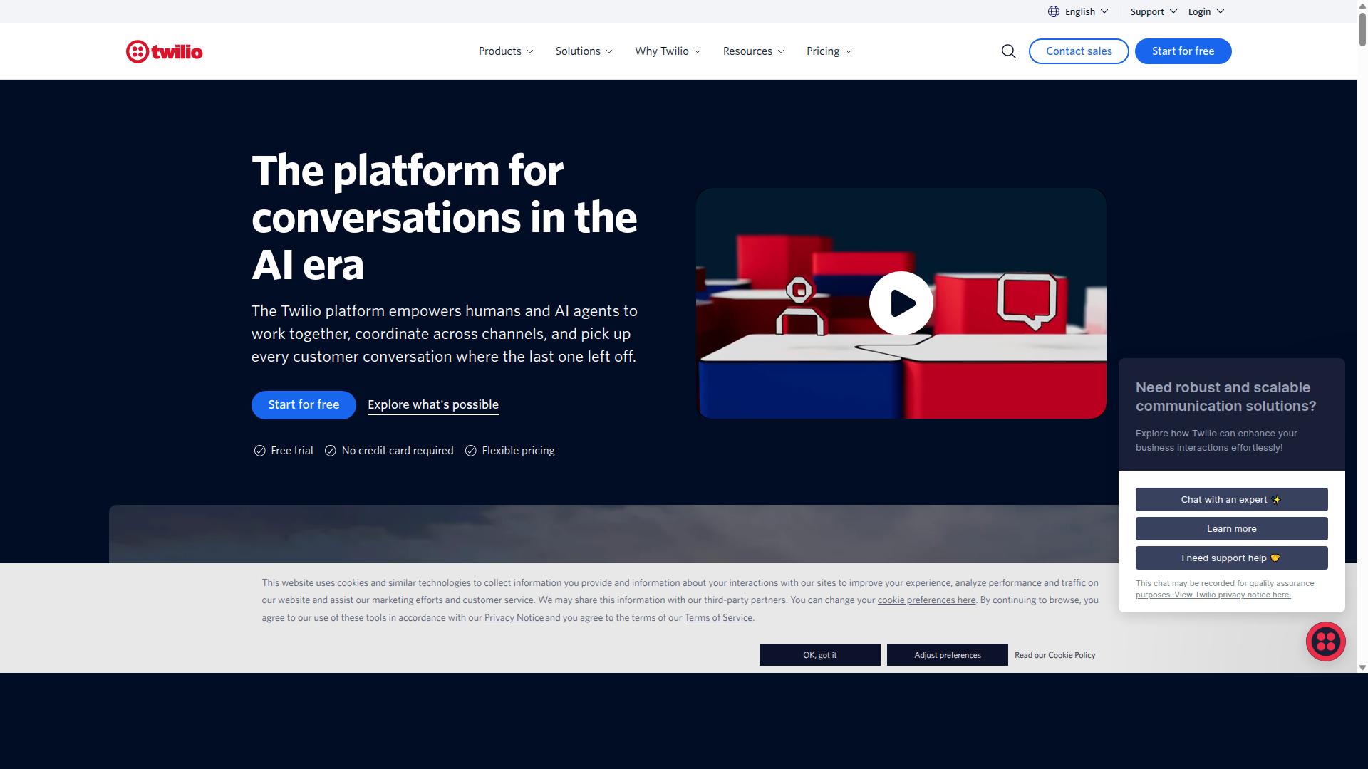 Twilio website